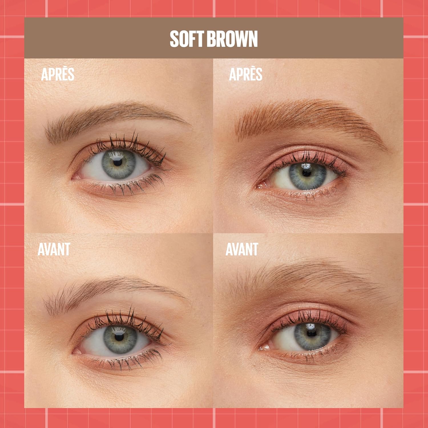 Detalle 2 de Maybelline New York Build a Brow Soft Brown 255 🎨