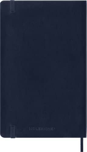 Detalle de Moleskine Cuaderno Clásico Azul Zafiro 192 Hojas 📒