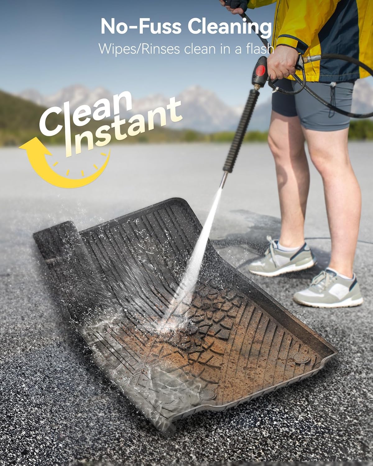 Thumbnail 2 de 3W TPE Floor Mats & Cargo Liner for Jeep Grand Cherokee (2022–2026, WL incl. 4xe, not L or WK) Black