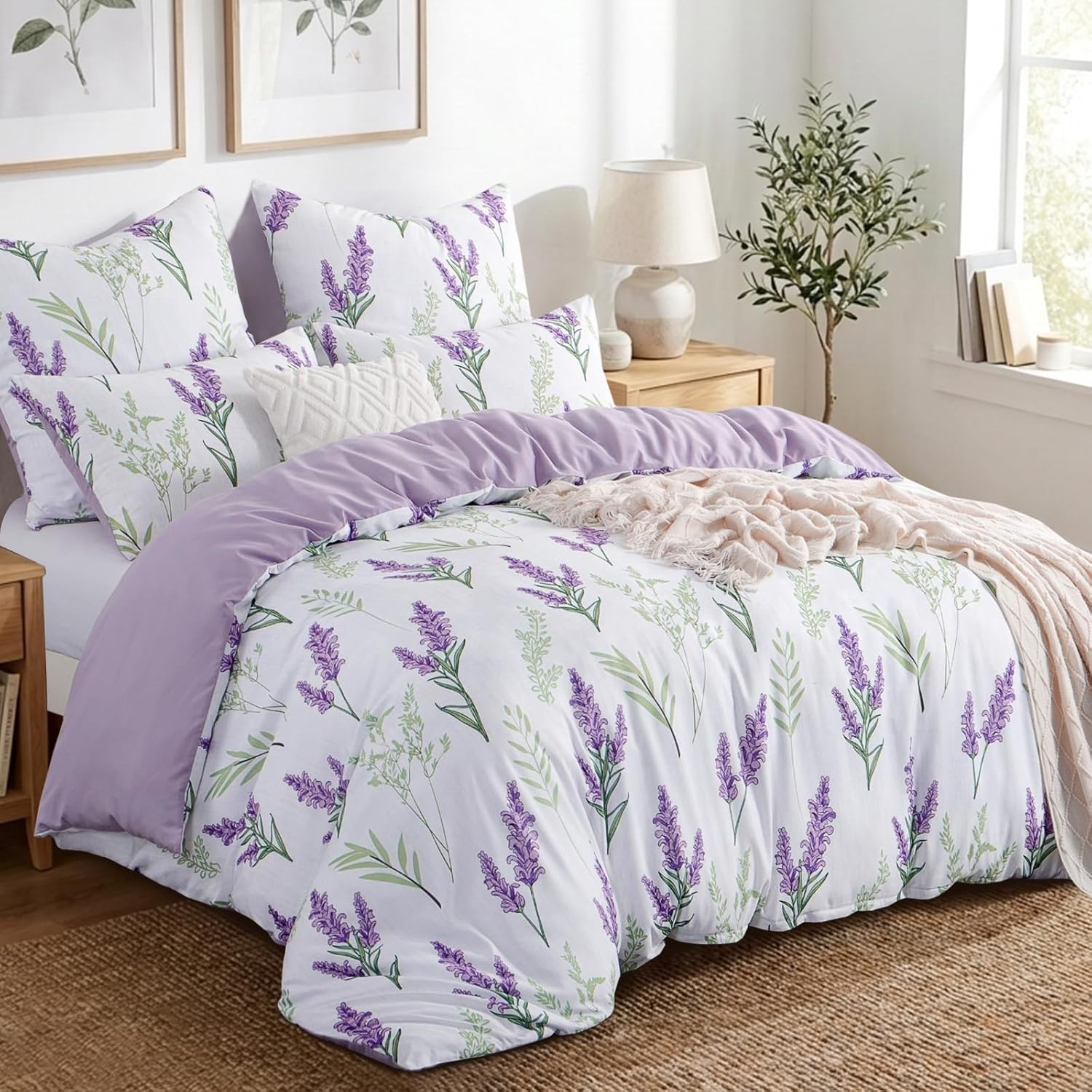 Thumbnail 1 de Tifschlaf Single Duvet Cover Set – Lavender Purple, 135x200cm