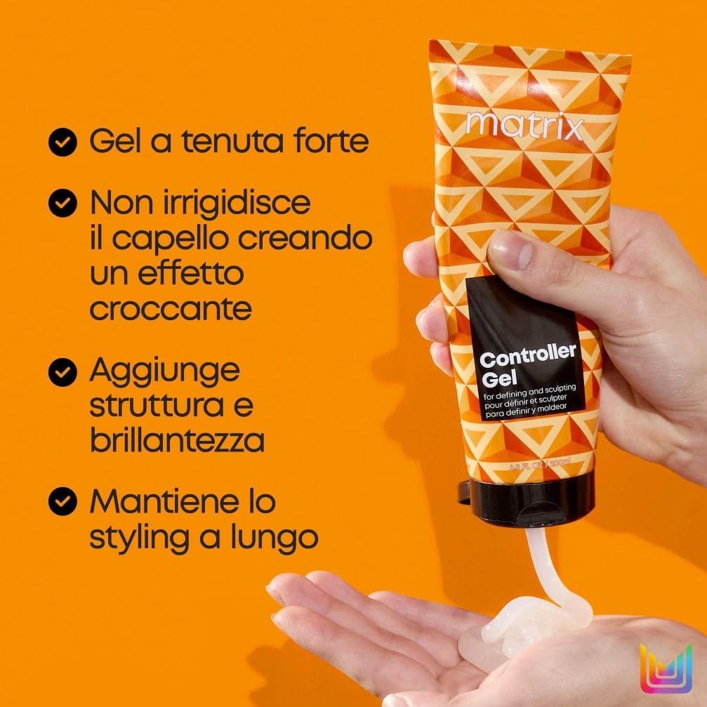 Detalle de Matrix Gel per Capelli Forte Tenuta 200 ml: definizione duratura senza effetto croccante