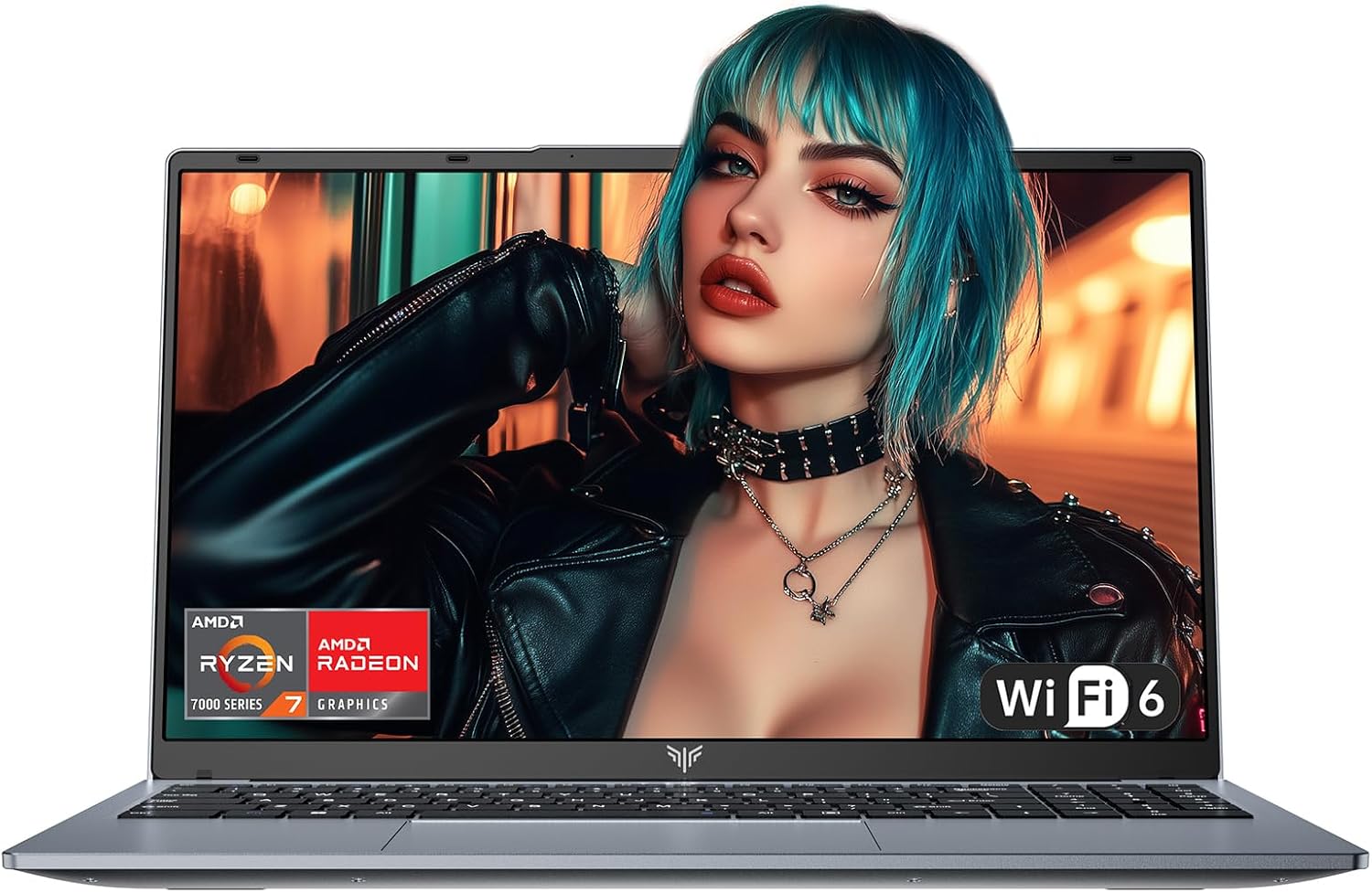 Detalle de Tivique 2026 FHD Laptop: Ryzen 5 7430U, 16GB RAM, 512GB SSD, 15.6 inch