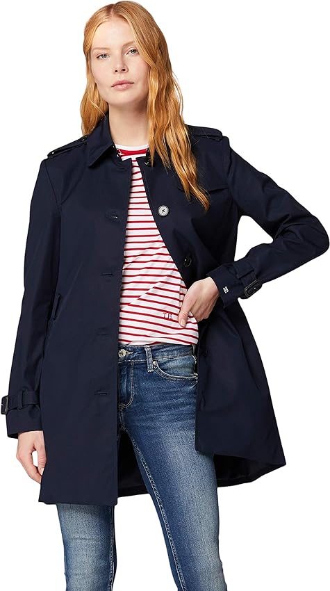 Tommy Hilfiger Cazadora Heritage trench XXS, algodón 100%