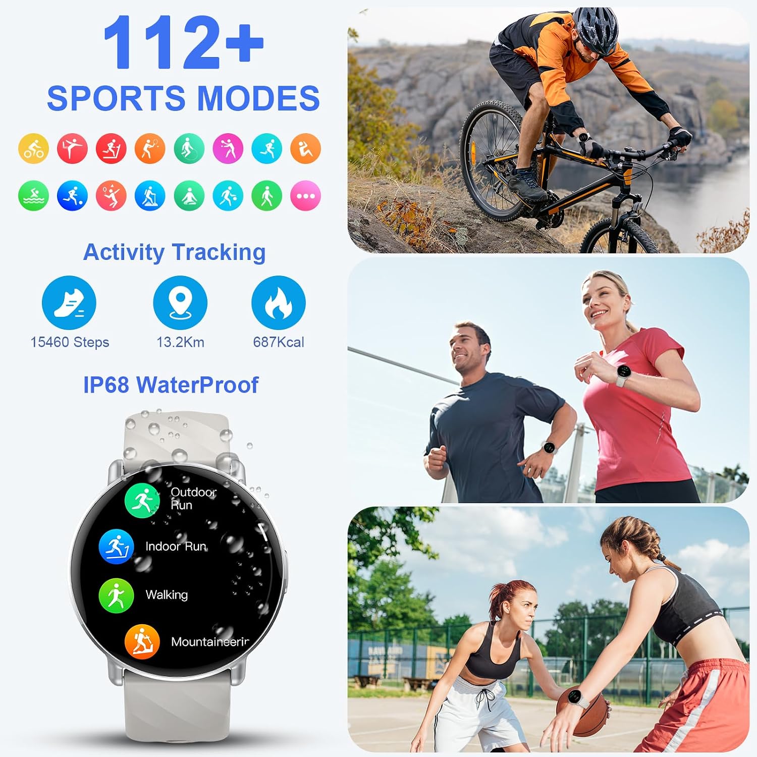 Detalle de 1.39" HD Smart Watch with Bluetooth Calls