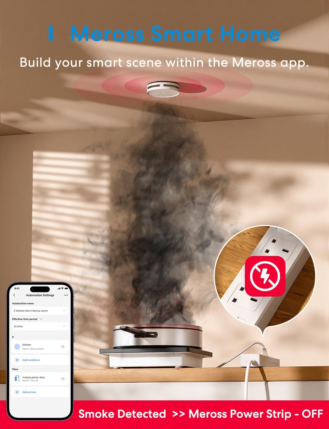 Thumbnail 5 de Meross MA151 Smart Smoke Alarm with MSH450 Hub: A practical, Matter-enabled safety system for UK homes