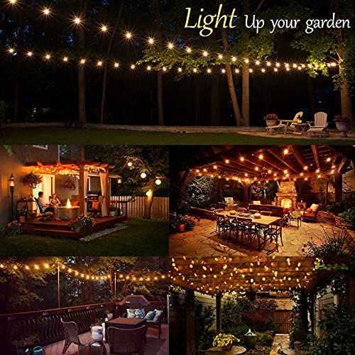 Detalle de SON4SUN Guirlande lumineuse extérieure 10 m | 28 LED G40, IP44, connectable
