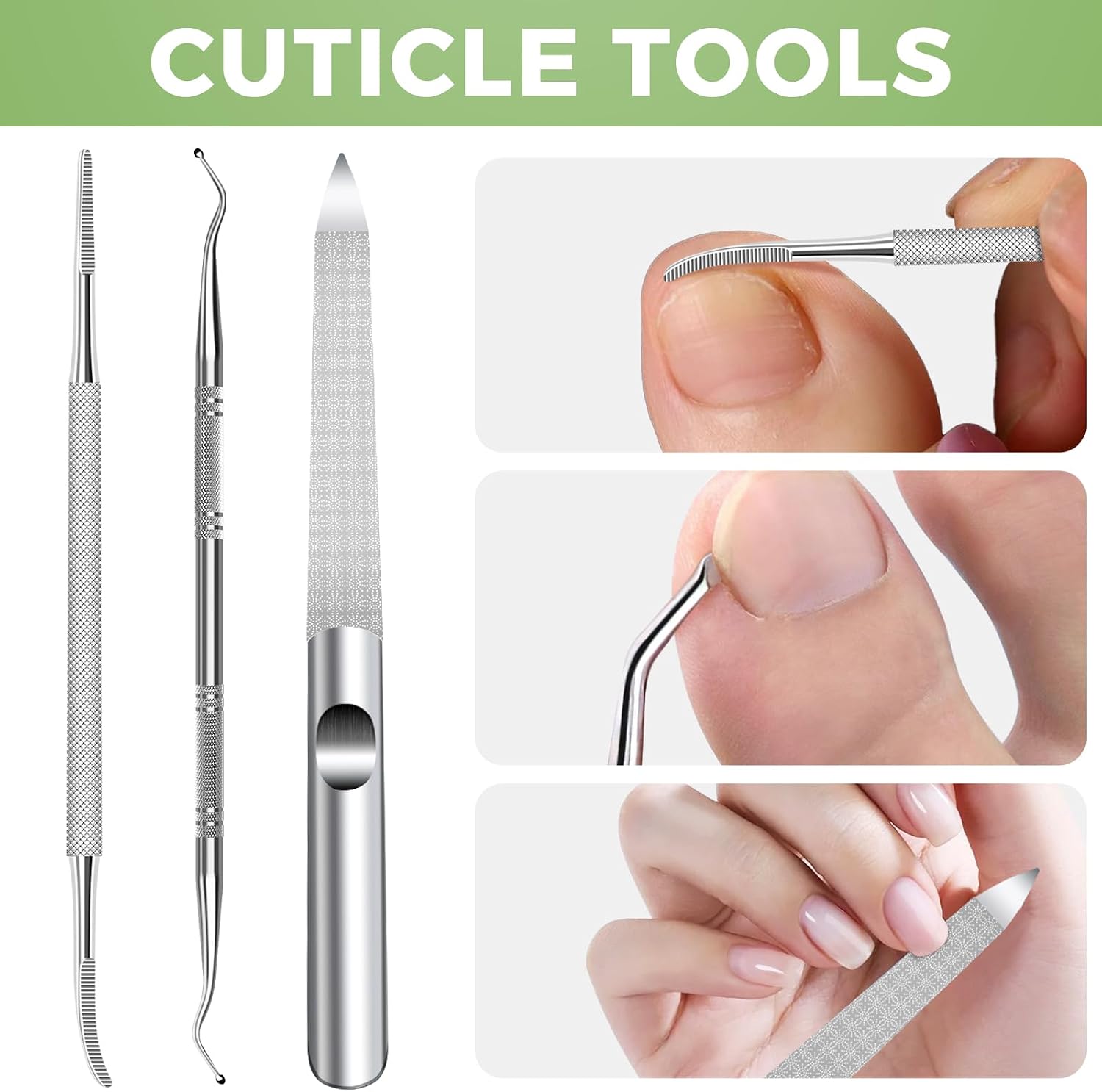 Thumbnail 5 de Toenail Clippers for Seniors Thick Toenails with Angled Head – 6-in-1 Heavy Duty Set