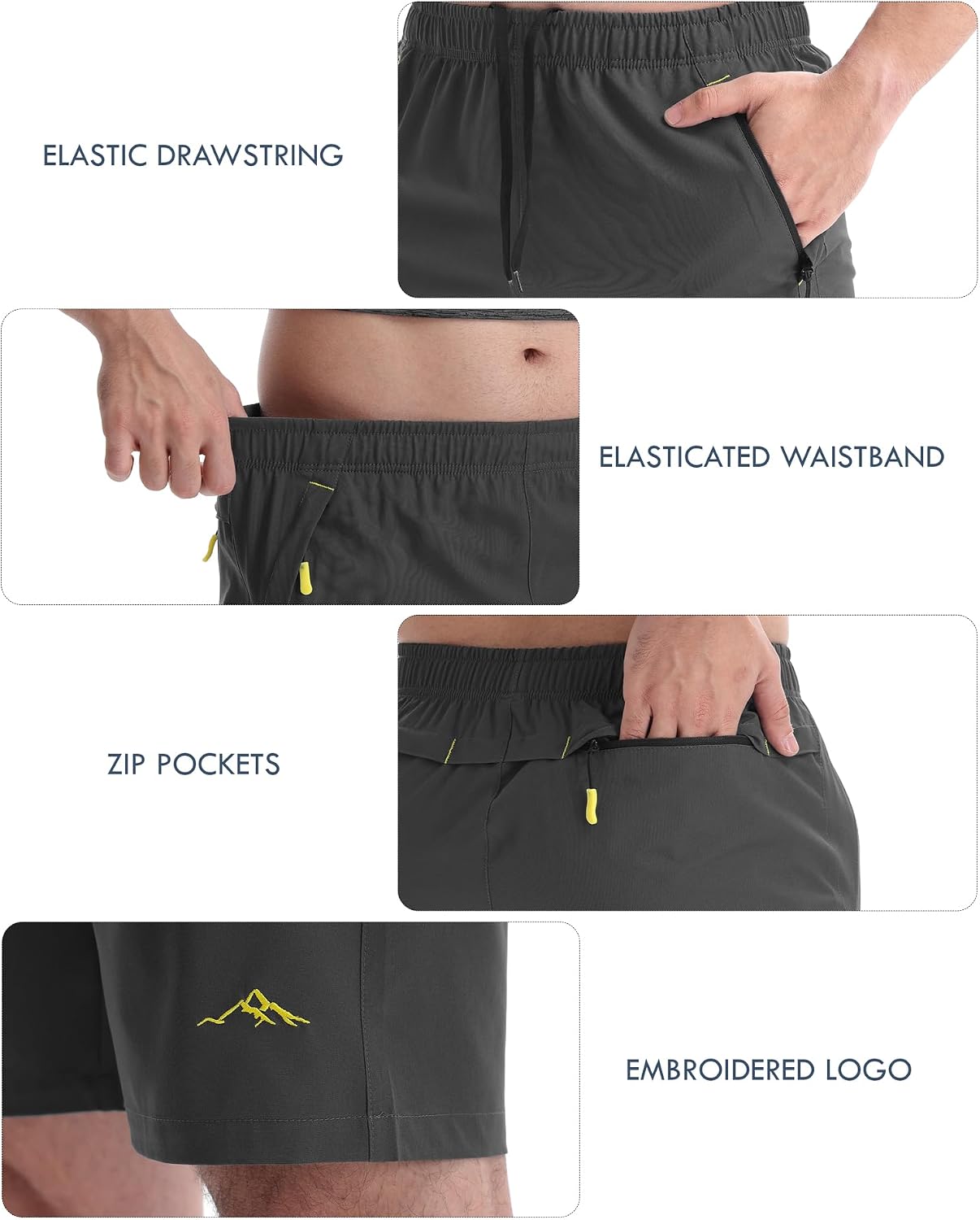 Thumbnail 2 de Peakwell Quick Dry Running Shorts