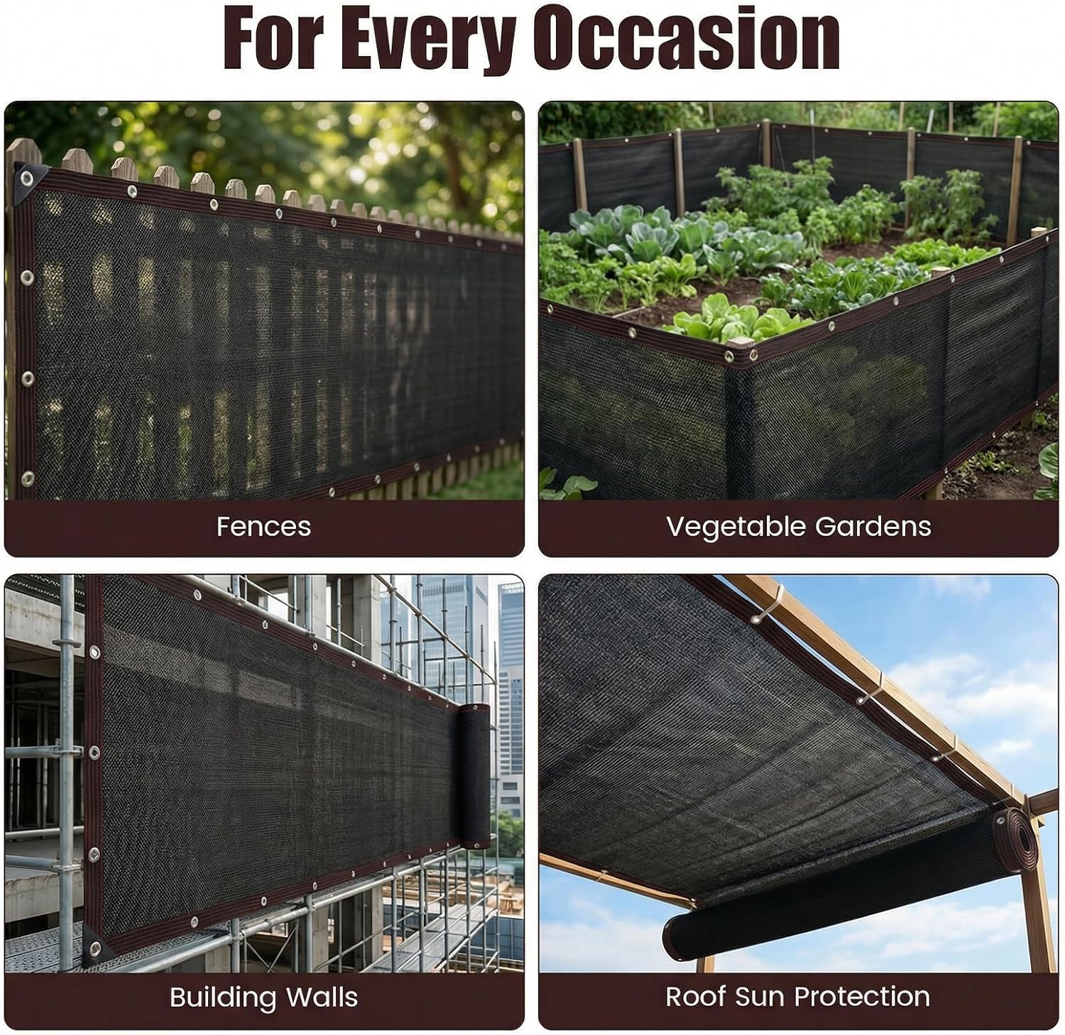 Thumbnail 5 de Otopone 1.5x10m Black Garden Screening – UV‑Resistant Privacy Netting for Outdoor Spaces