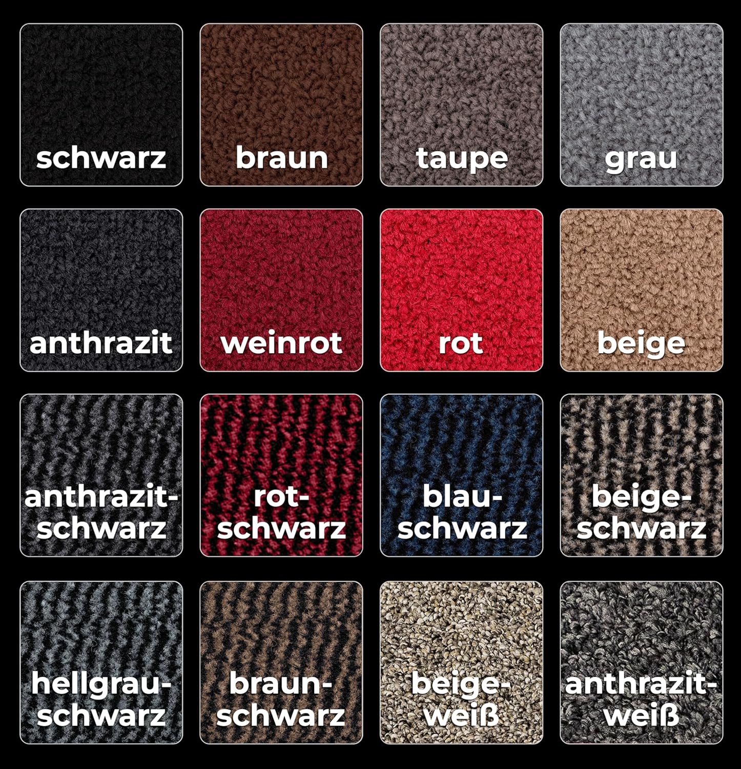 Thumbnail 4 de Carpet Diem Fußmatte, einfach sauber – rutschfeste Schmutzfangmatte für Innen & Außen 40x60 cm