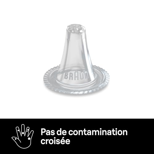 Detalle 1 de Braun ThermoScan Hygiene Caps – 40 pièces, compatibles with ThermoScan LF40