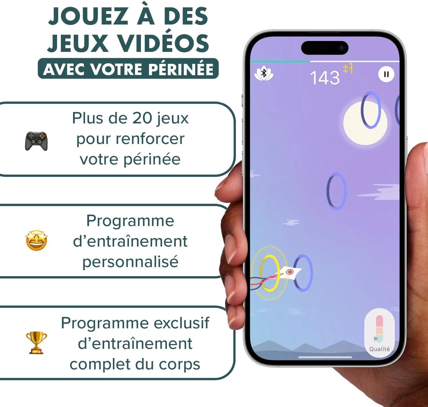 Detalle 2 de Perifit Care+ sonde de rééducation périnéale pour femme ⛑