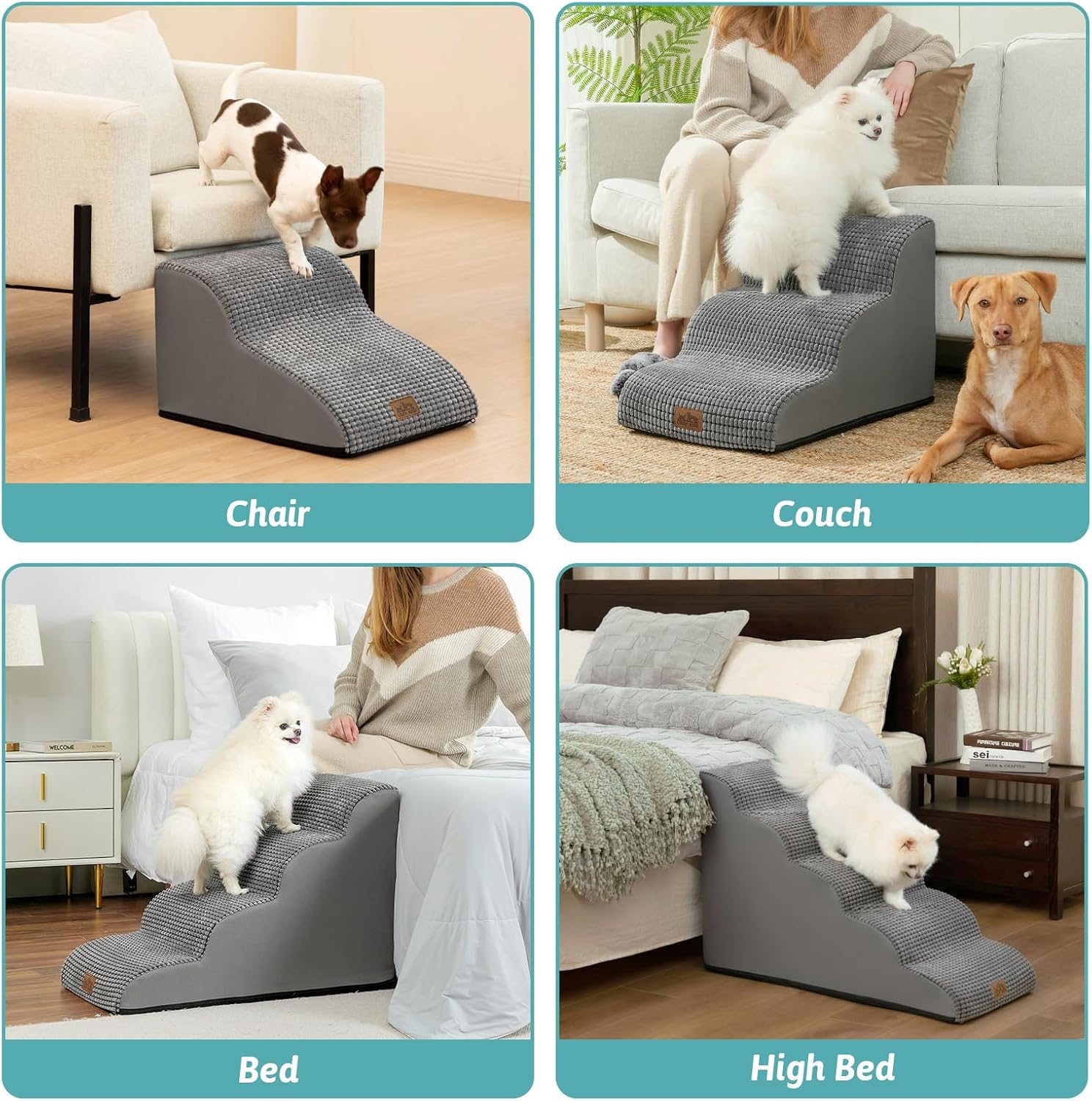 Thumbnail 5 de COZY KISS Hundetreppe 5 Stufen 57 cm