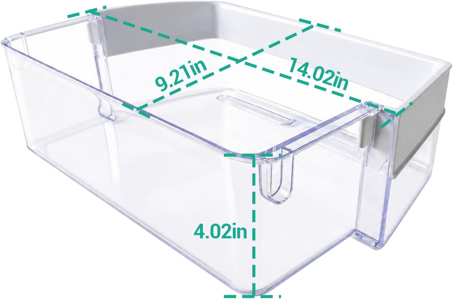 Detalle de CVILL WR71X11052 Refrigerator Door Bin for GE, Right-Hand Fresh Food Door