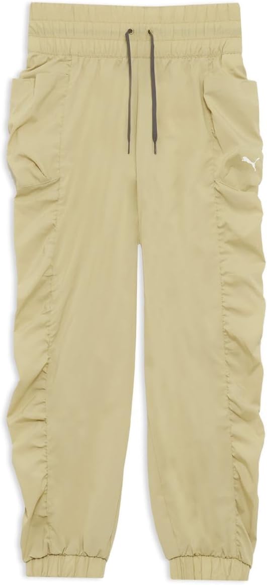 Detalle 2 de PUMA 525262 STUDIO ロングパンツ レディース 吸水速乾・ドローコード付き