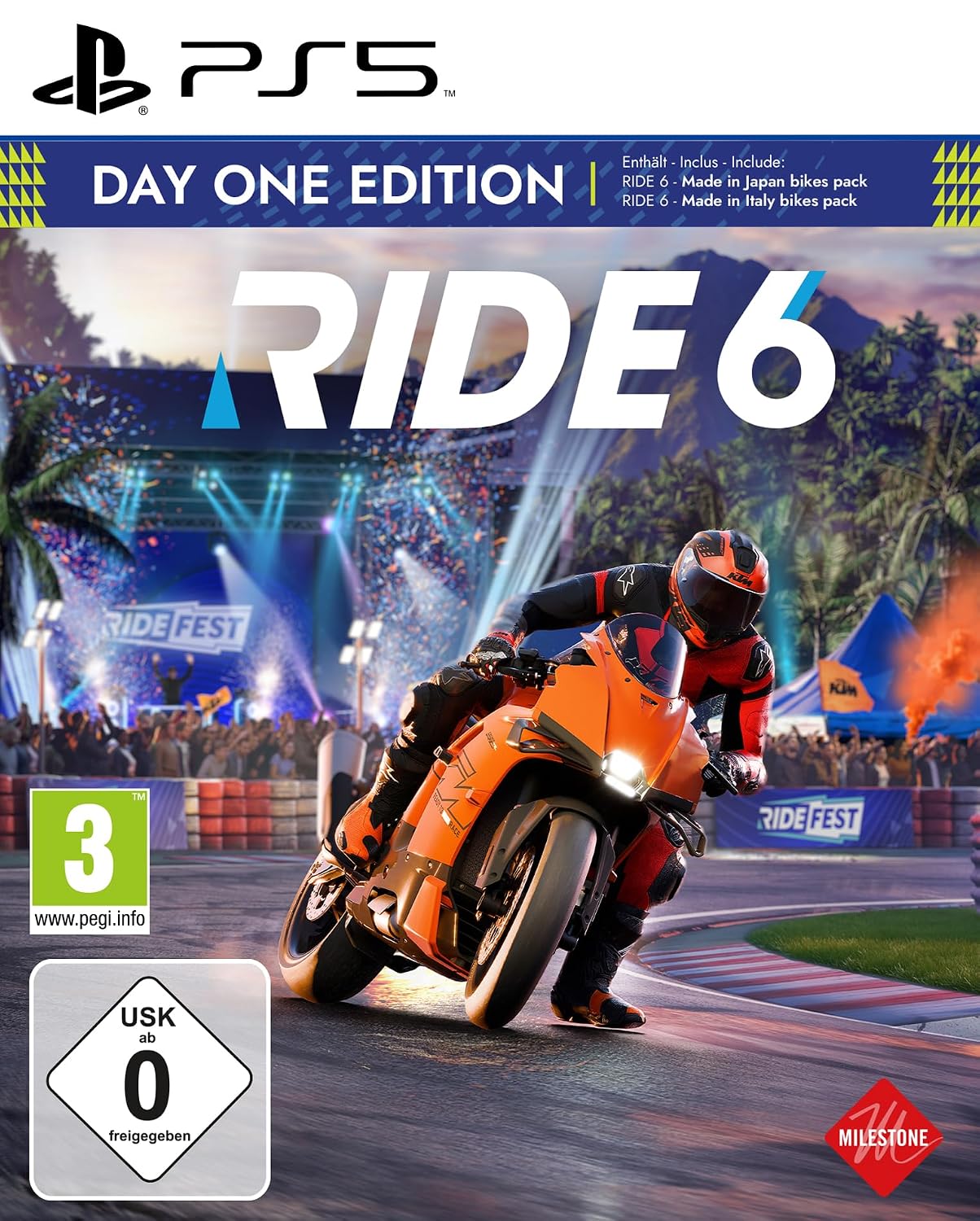 Detalle de RIDE 6 Day One Edition (PS5) – Spiel inkl. zwei DLC-Packs