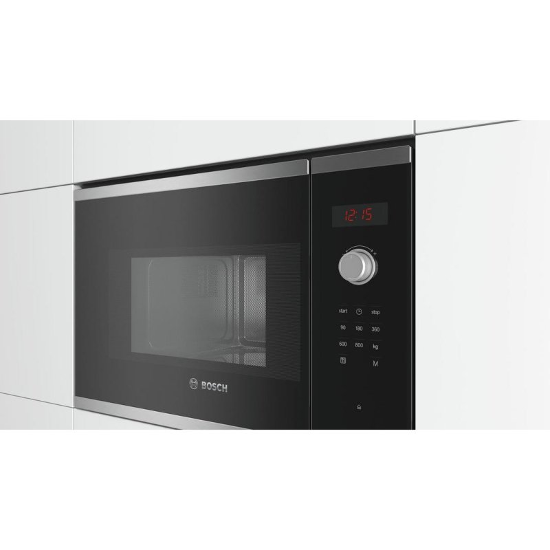 Detalle 2 de Bosch Serie 4 BFL523MS0: Microondas integrado de 20 L y 800 W