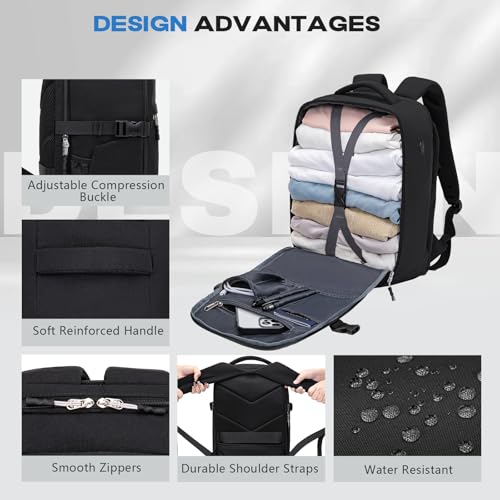 Thumbnail 7 de Xkdoai Mochila de cabina 40x30x20 cm: 24 L para Ryanair, USB y bolsillo antirrobo