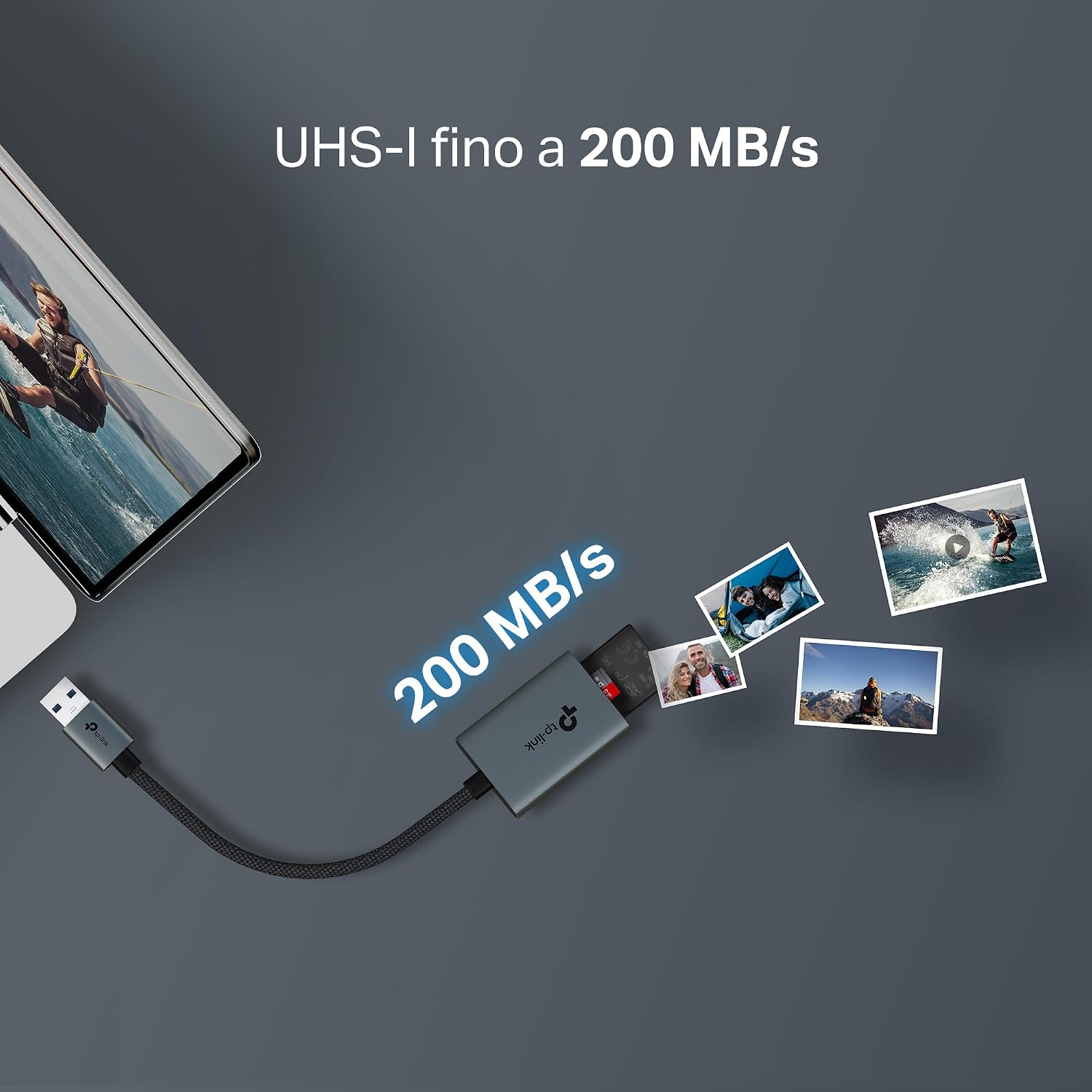Thumbnail 6 de TP-Link UA430 lettore di schede SD/microSD 2TB