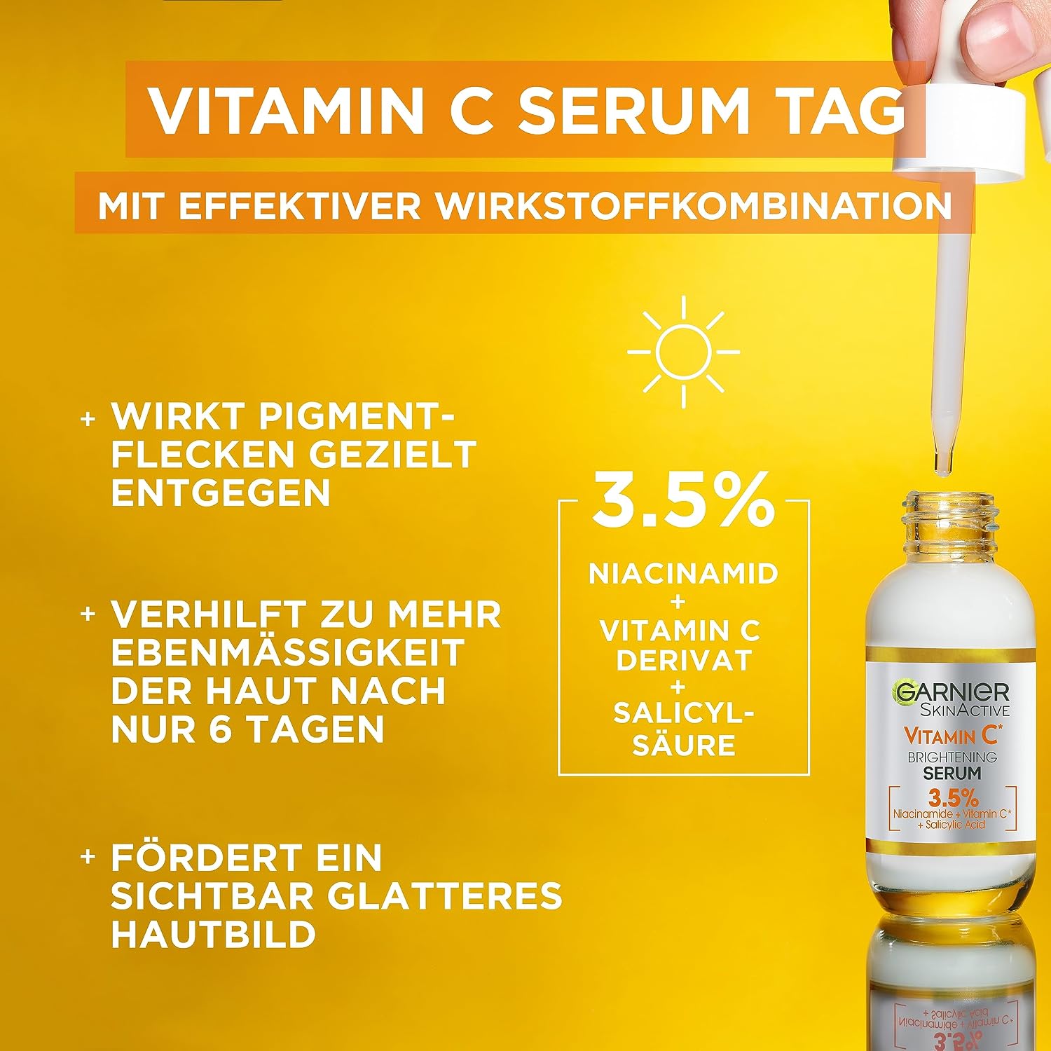 Detalle 2 de Garnier SkinActive Sérum Duo 2️⃣0% Vit C jour/nuit