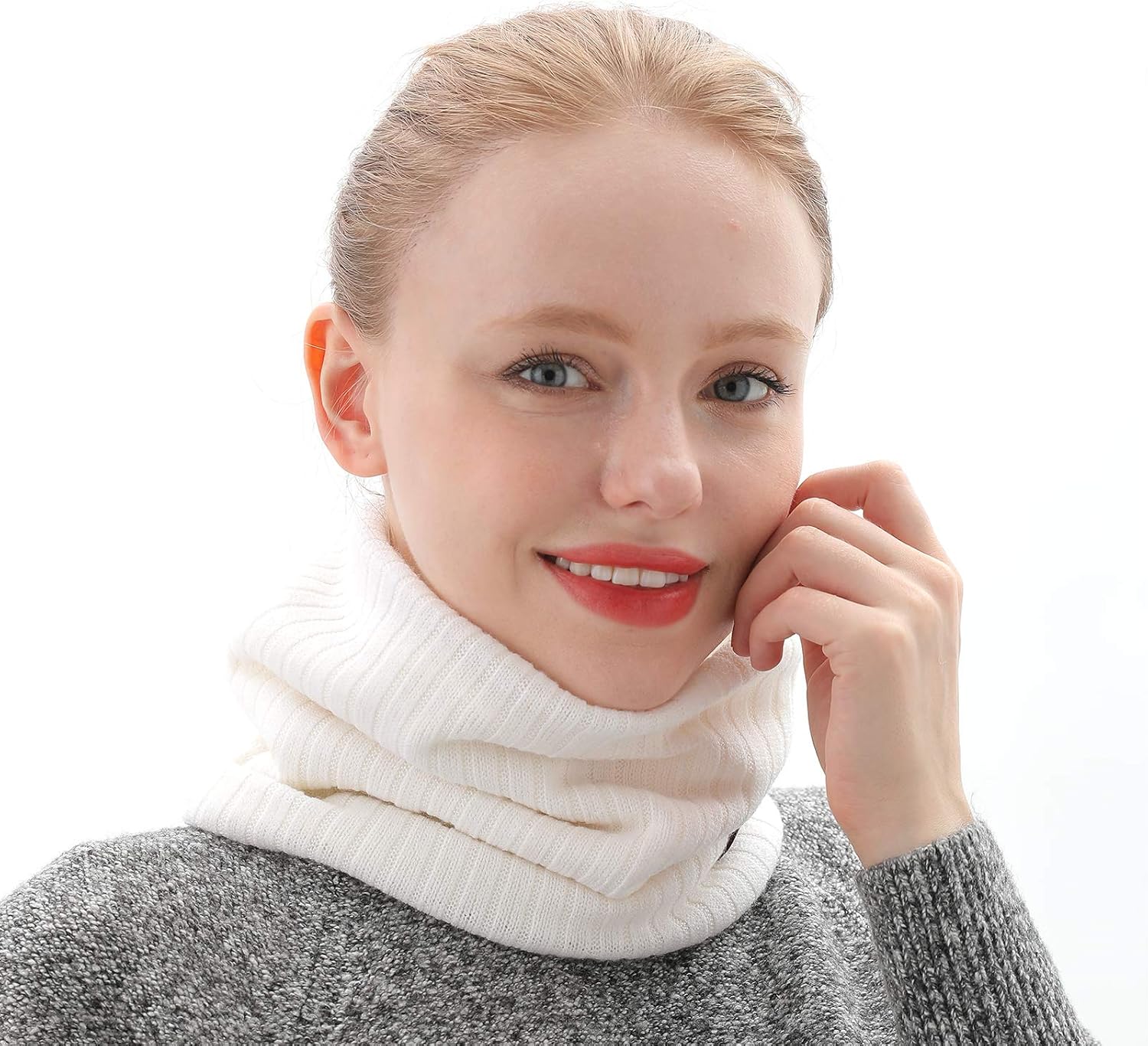 Detalle 2 de NovForth Winter Neck Warmer fleece-lined infinity scarf