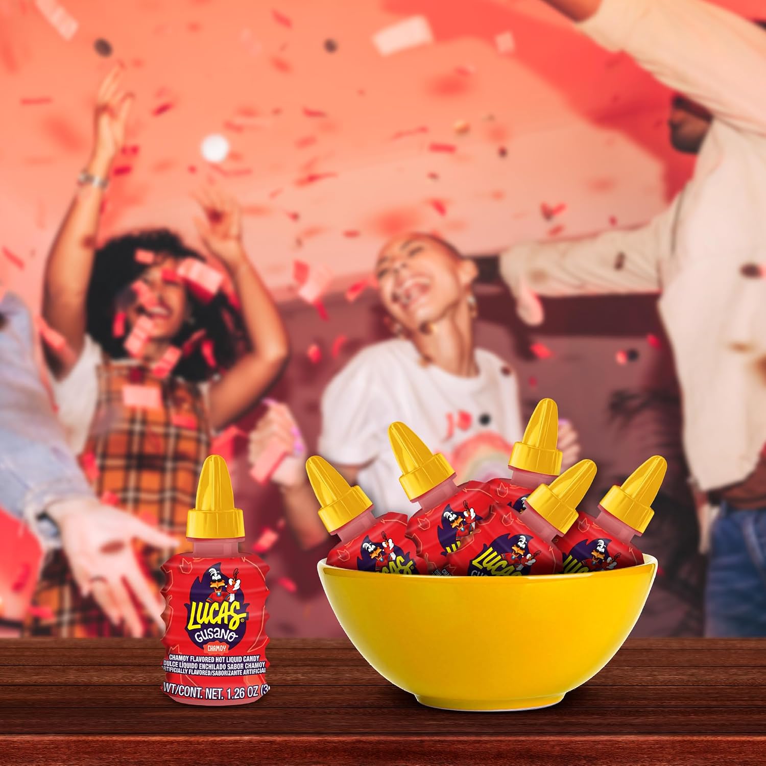 Thumbnail 5 de Lucas Gusano Chamoy-Flavored Hot Liquid Candy, 10-Piece Pack