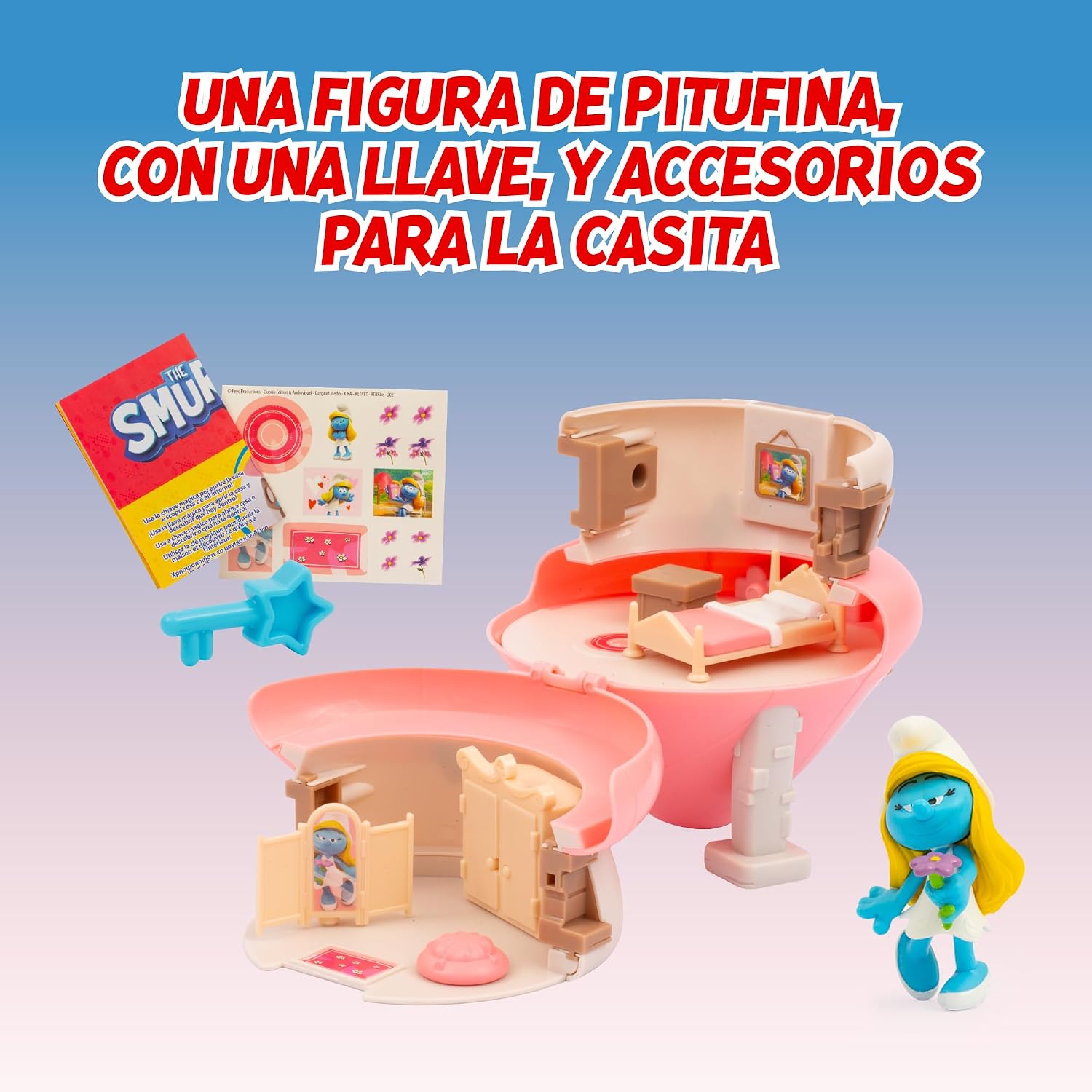 Thumbnail 2 de Giochi Preziosi PUF201 Smurfs House Playset with 5 cm Figure