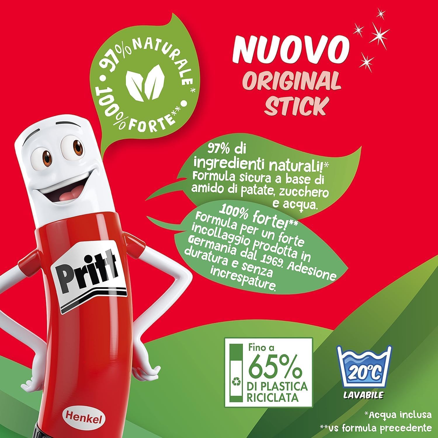 Thumbnail 1 de Pritt Colla Stick 6 x 22 g adesivo per scuola e ufficio ✂