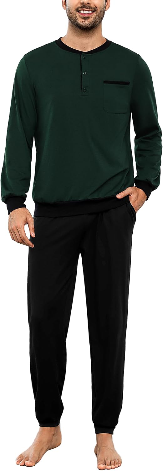 Detalle de Bresdk Pyjama Homme Hiver coton long
