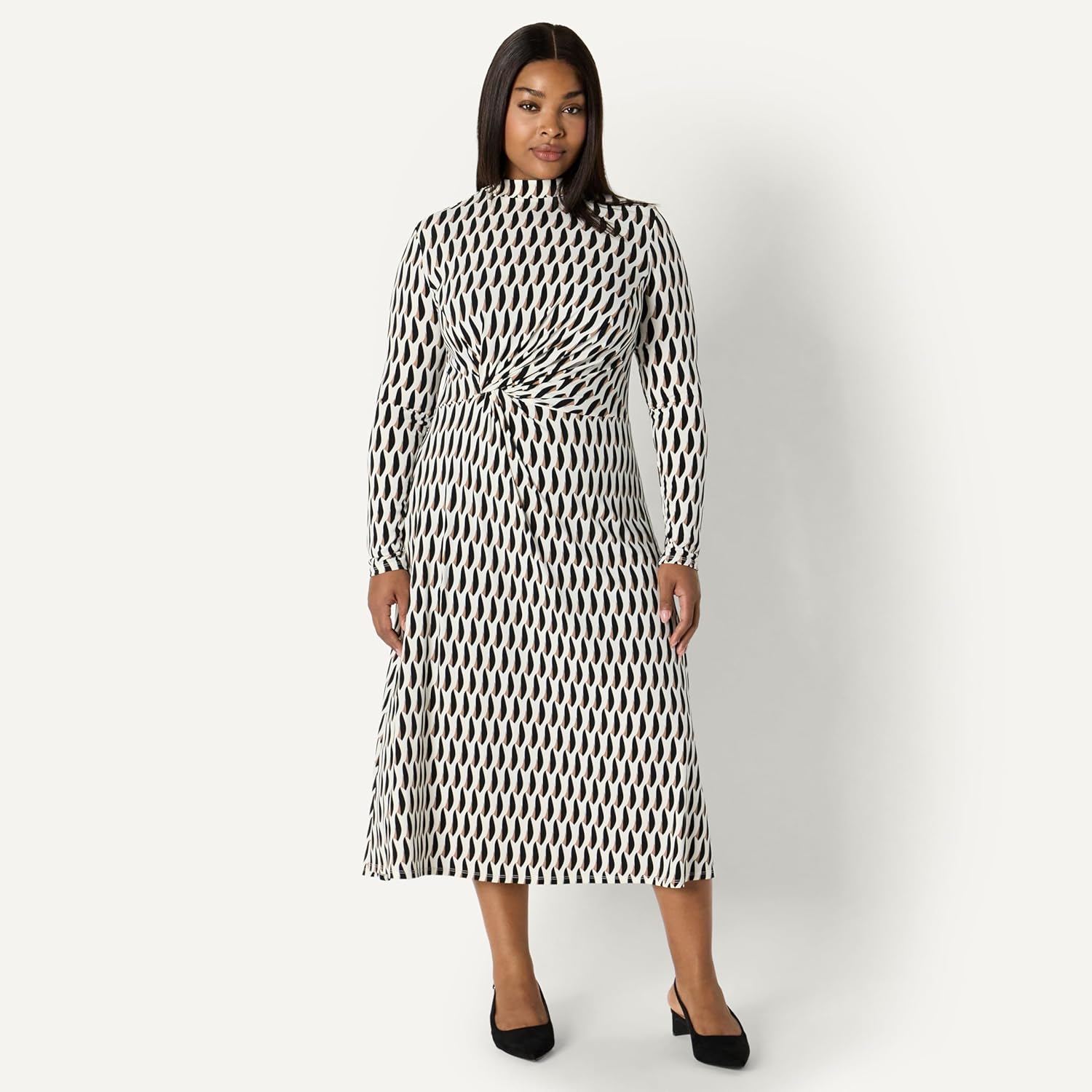 Thumbnail 5 de Amazon Essentials women’s fit and flare long-sleeved short maxi dress
