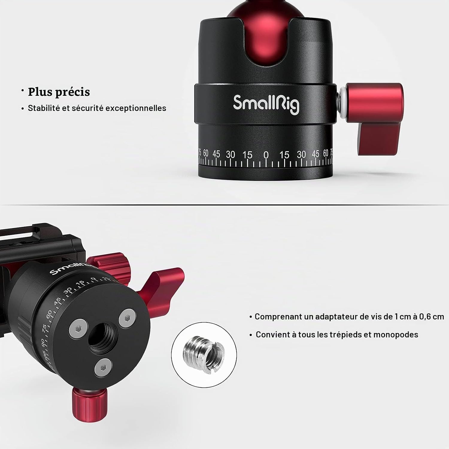 Detalle 2 de SMALLRIG 3034 Rotule panoramique 5 kg