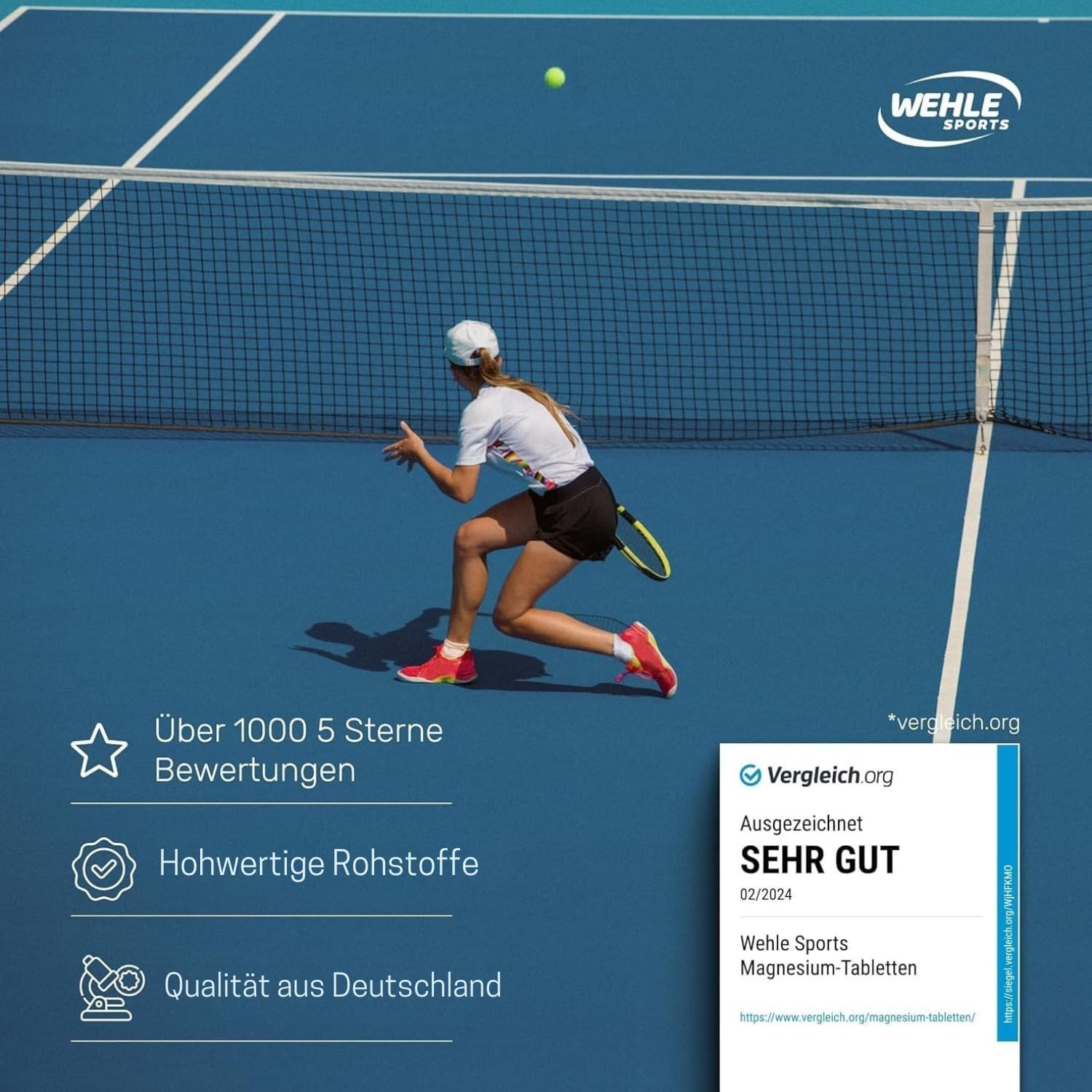 Detalle 2 de Wehle Sport Magnesium hochdosiert 2250 mg