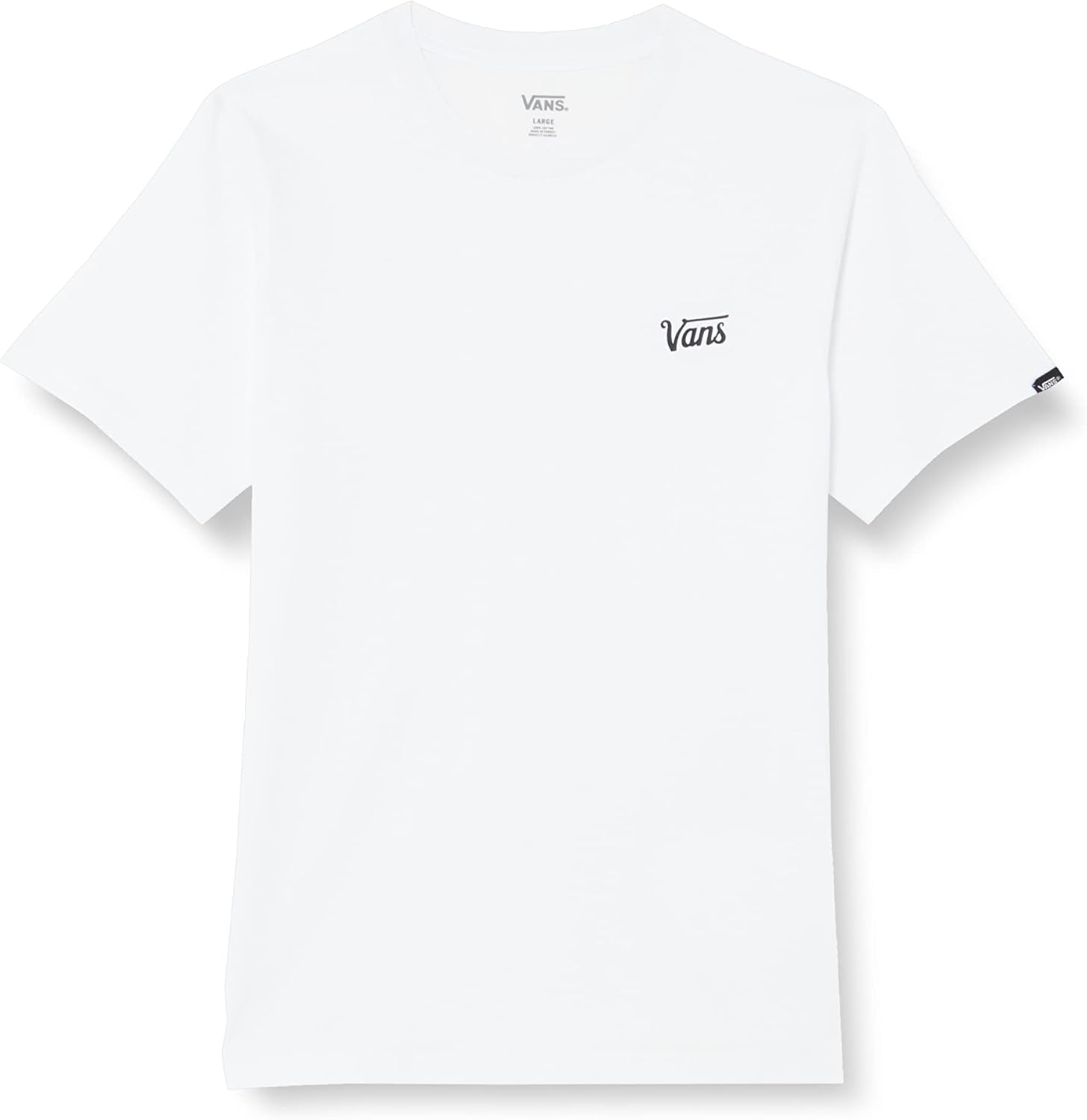 Thumbnail 5 de Vans T-Shirt da uomo con logo sul petto sinistro, Black