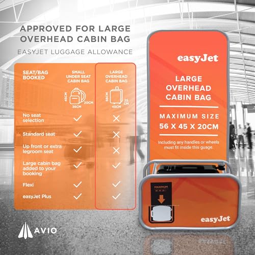 Thumbnail 7 de AVIO Jett 55cm Cabin Suitcase – Lightweight ABS Carry-On