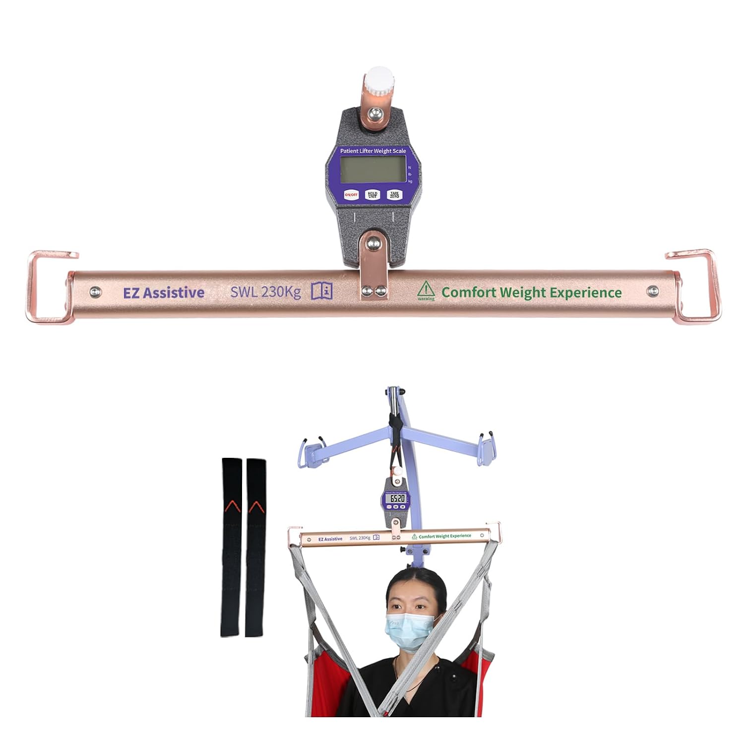 Detalle de EZ Patient Lift Scale, 230 kg