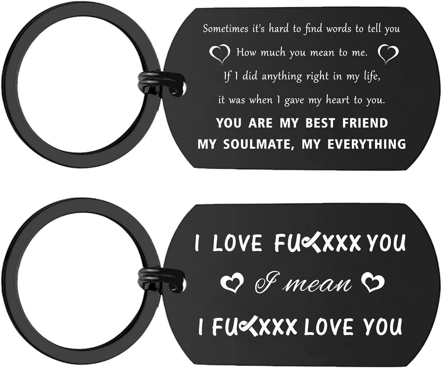 Detalle de Funny engraved keyring 1.2 inch ring