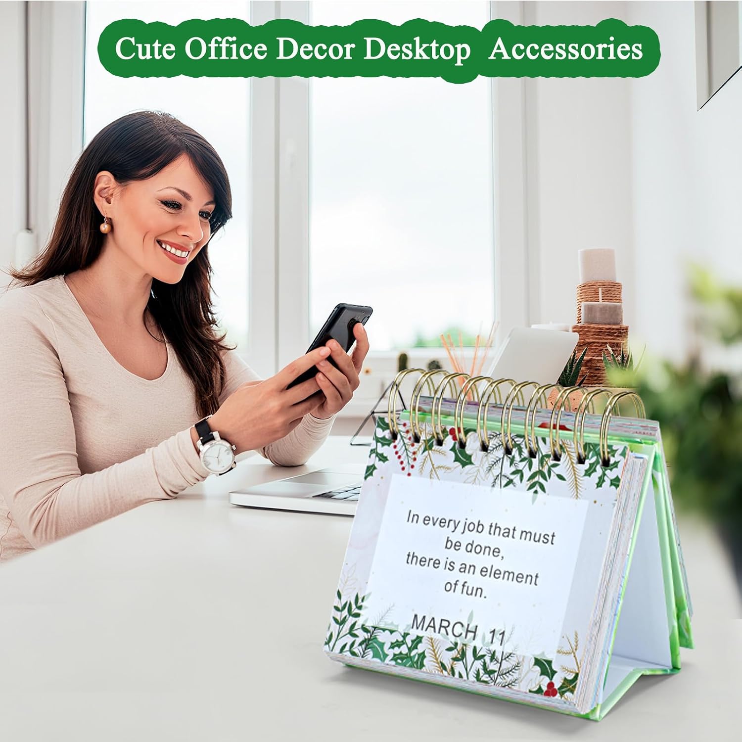 Thumbnail 3 de 2026 Desk Quote Calendar