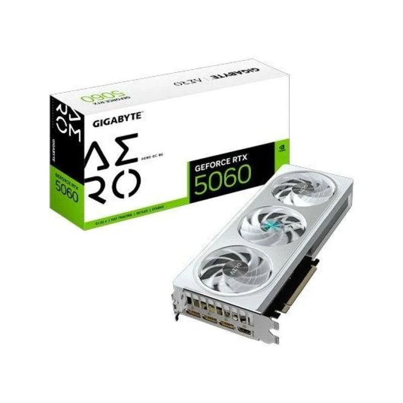 Gigabyte RTX 5060 8GB GDDR7 AERO OC: rendimiento pensado para gaming y creación de contenido