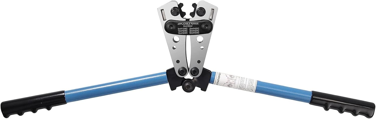 Detalle 2 de Proster PST319PST226 Crimping Pliers, 6–50mm² Dies, Cable Cutter & Terminals