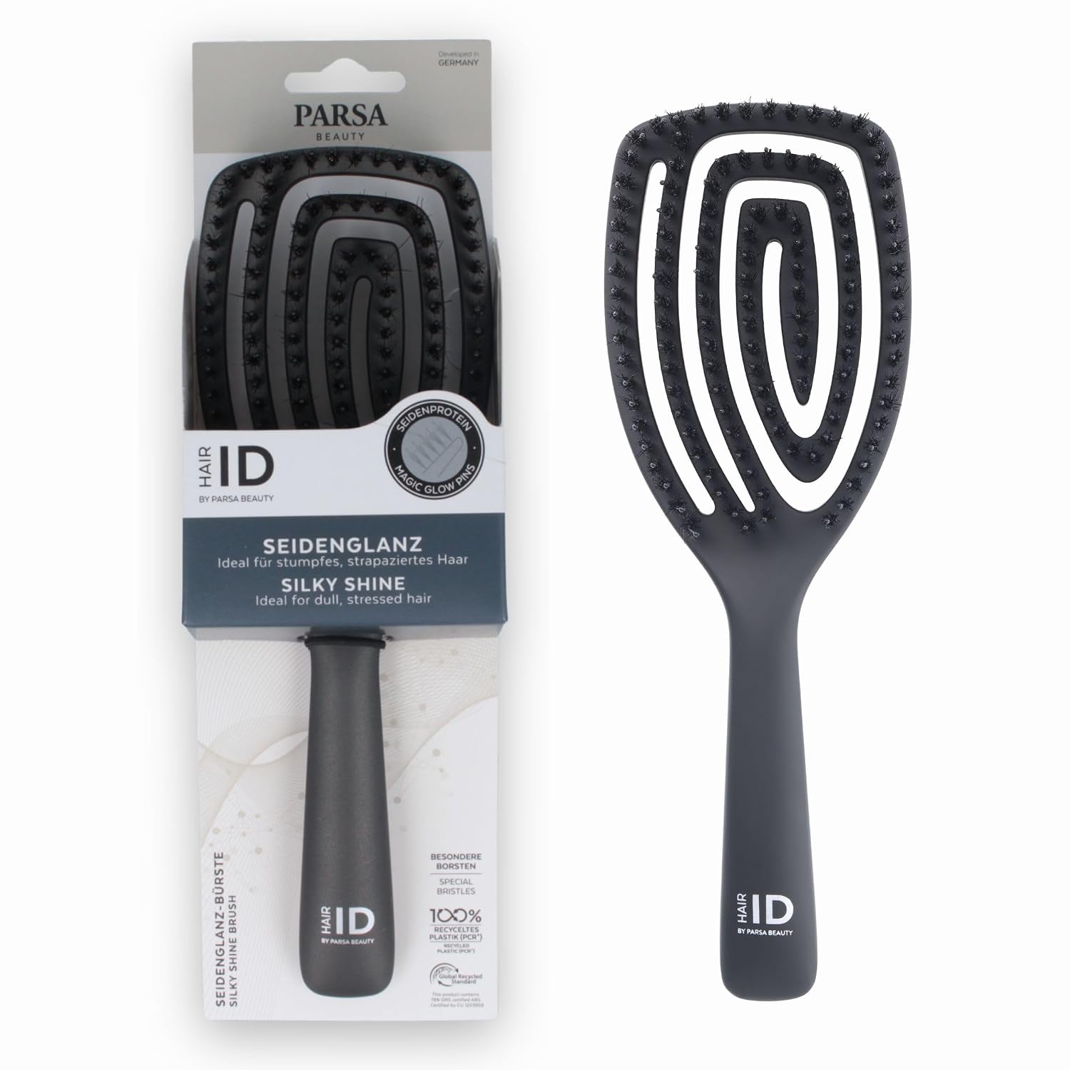 Detalle de PARSA Beauty Hair ID Seidenglanz Spiralbürste