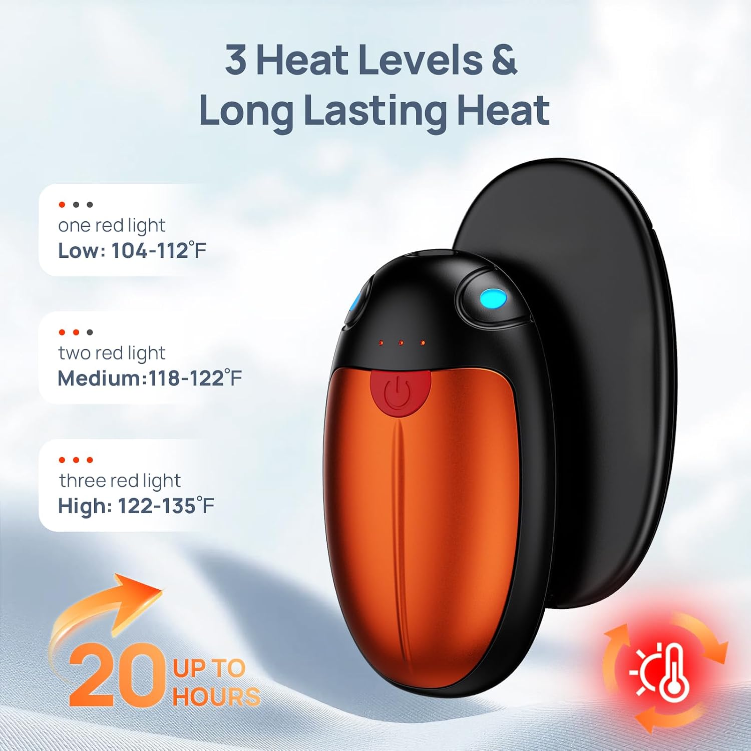 Detalle de VTHW Rechargeable Hand Warmers, 6000 mAh