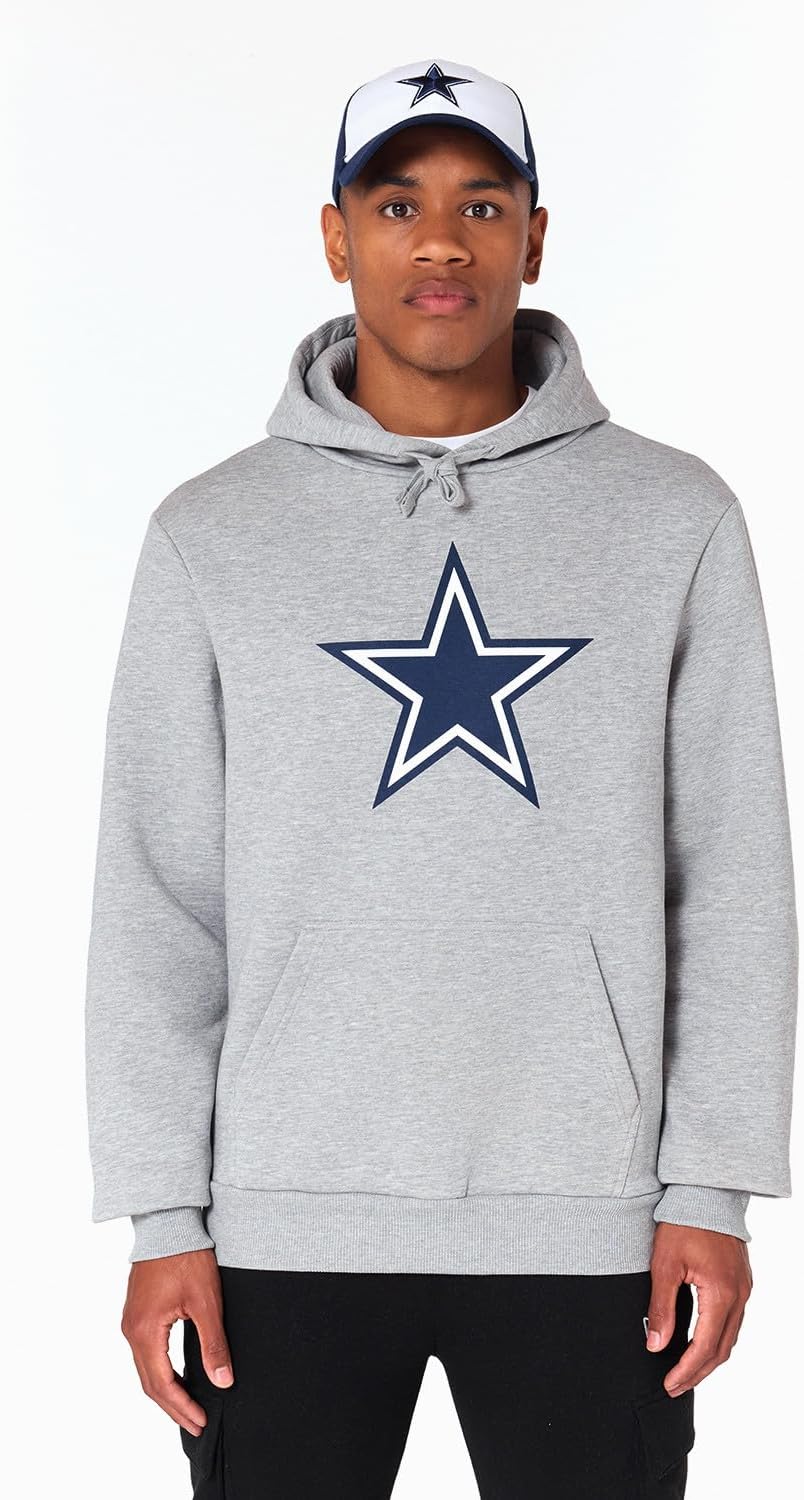 Detalle de New Era NFL Hoody Hood Pullover Sweater – Dallas Cowboys Logo (Officially Licensed)