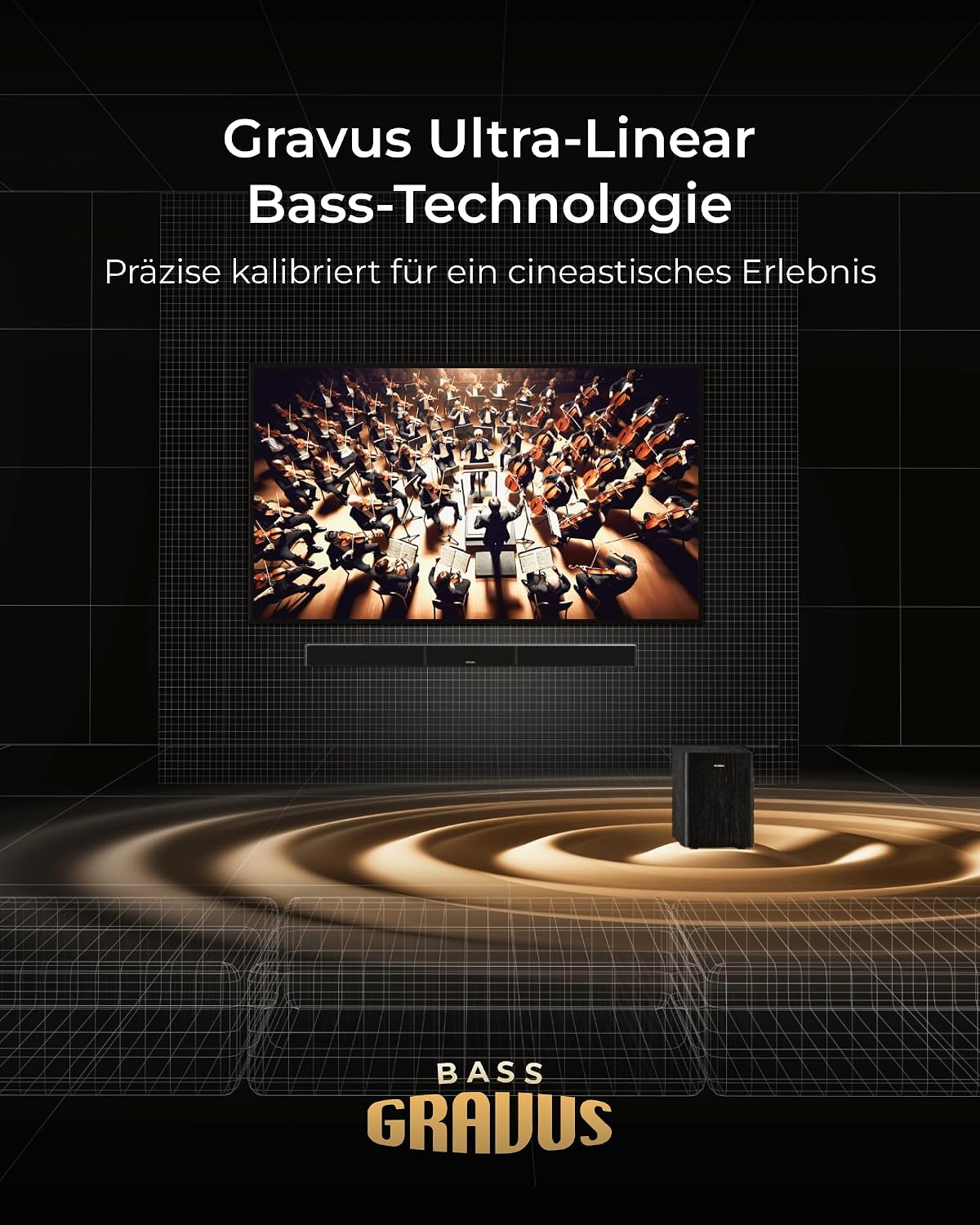 Detalle de ULTIMEA Skywave X40 530W Dolby Atmos