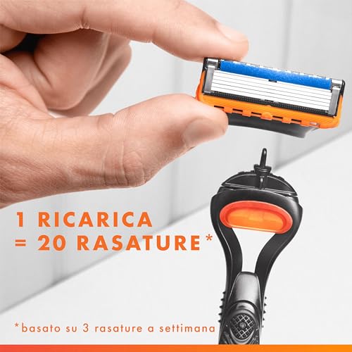 Thumbnail 6 de Gillette Fusion5 Lamette – 20 Cartucce per Rasoi uomo, Multicolore