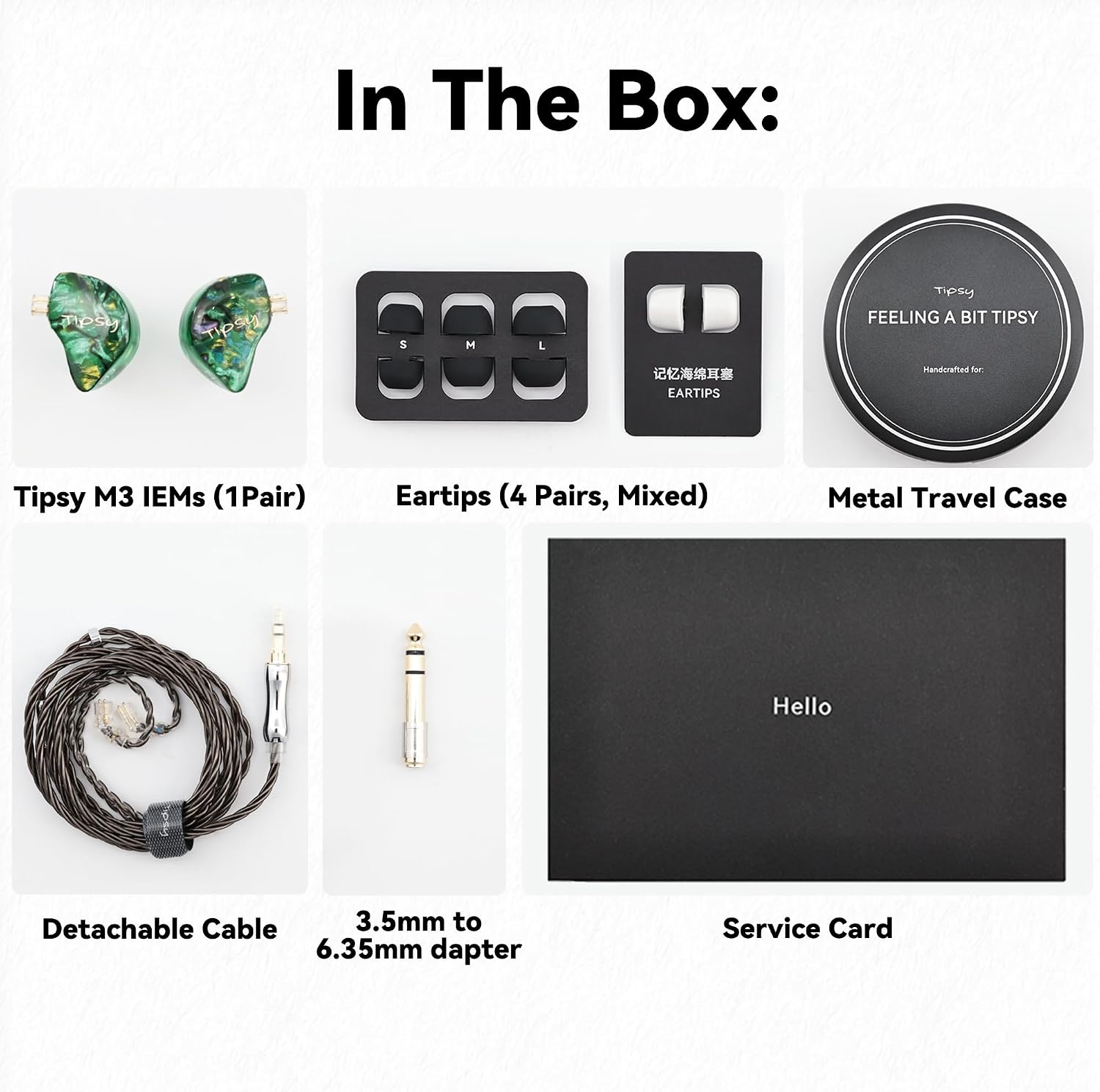 Detalle de TipsyAuthen Tipsy M3 Professional IEM for Musicians