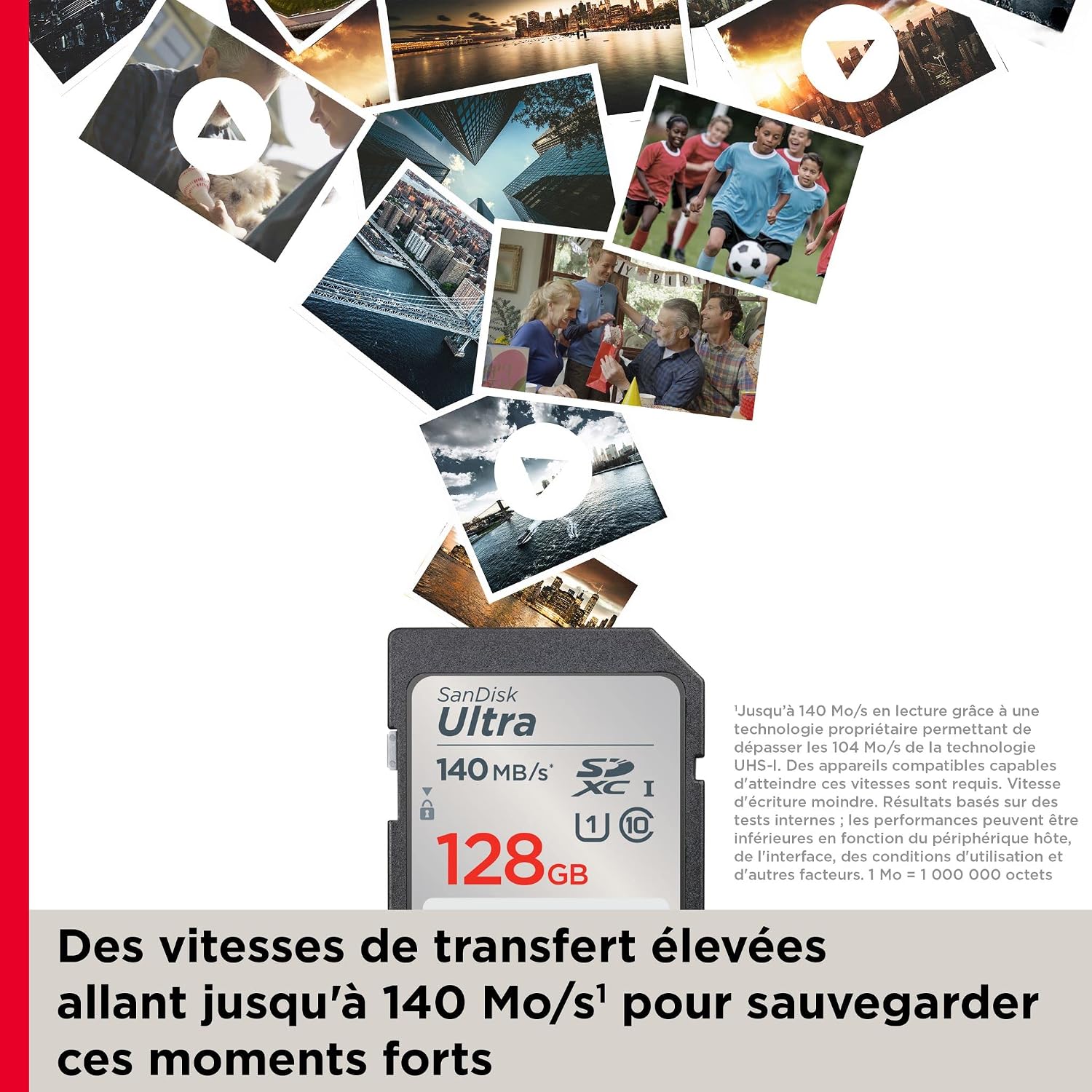 Thumbnail 2 de SanDisk Ultra SDXC UHS-I 128 Go : vitesse et capacité pour capturer vos souvenirs