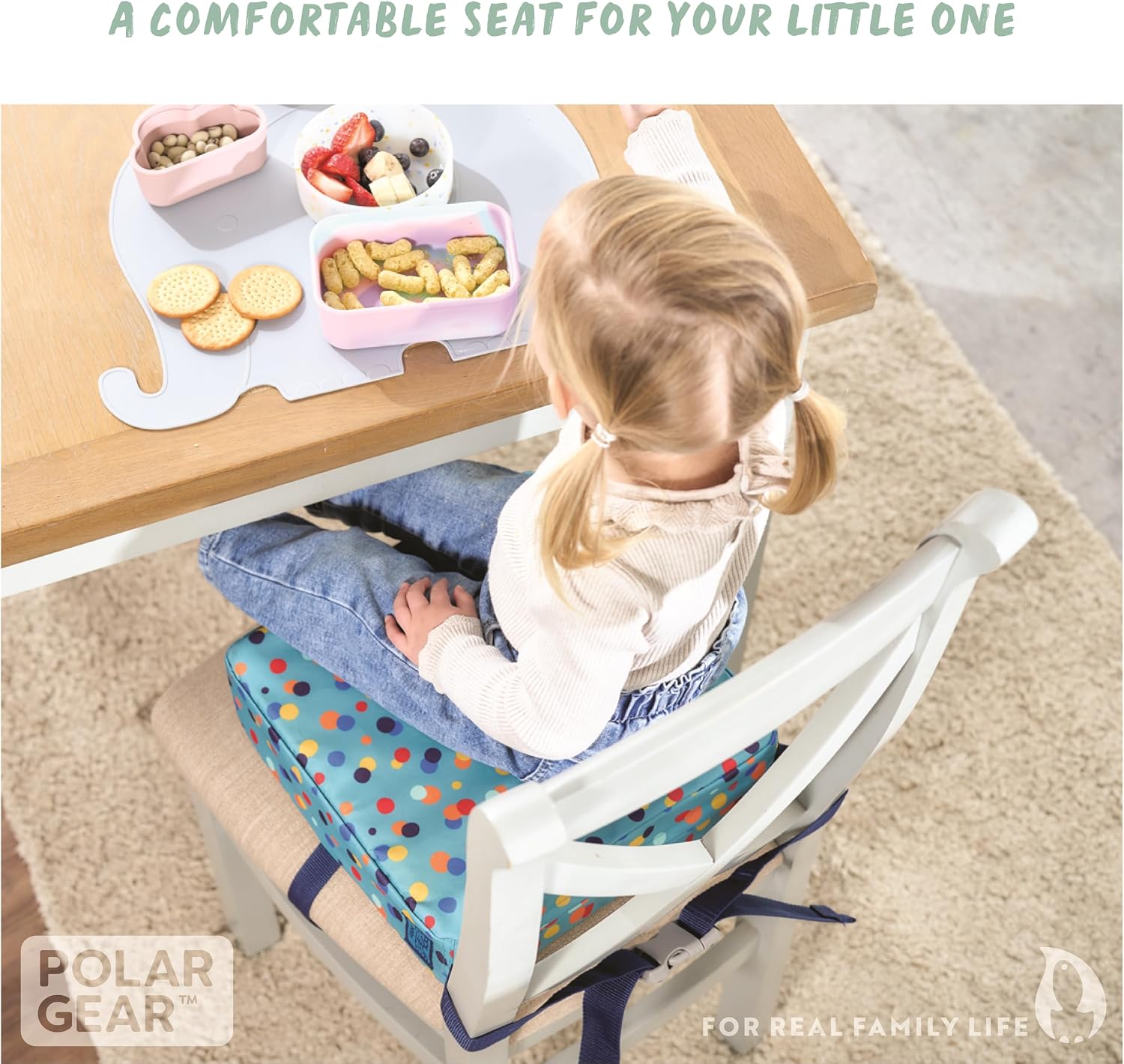 Thumbnail 5 de Polar Gear Baby Booster Cushion – Lightweight 8cm Foam Booster Seat for 3+ Years