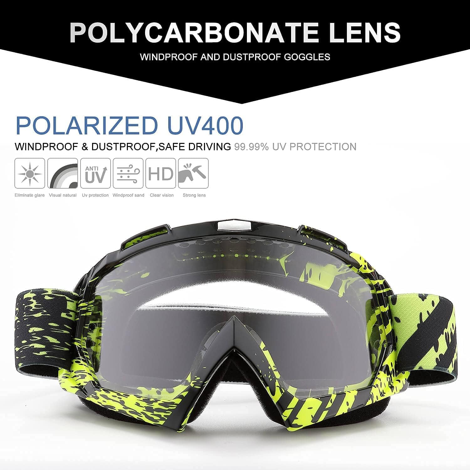 Thumbnail 4 de FMY Motorcycle Motocross Goggles for Men, Women and Youth