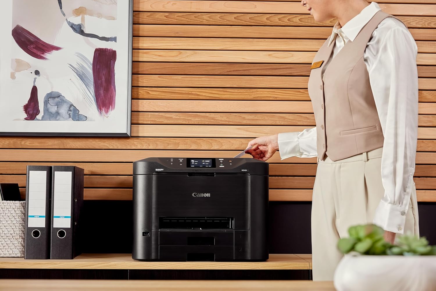 Thumbnail 2 de Canon MAXIFY MB5150 Farbtintenstrahl – Multifunktionsdrucker (DIN A4, 4-in-1, WLAN, Bluetooth) in Schwarz