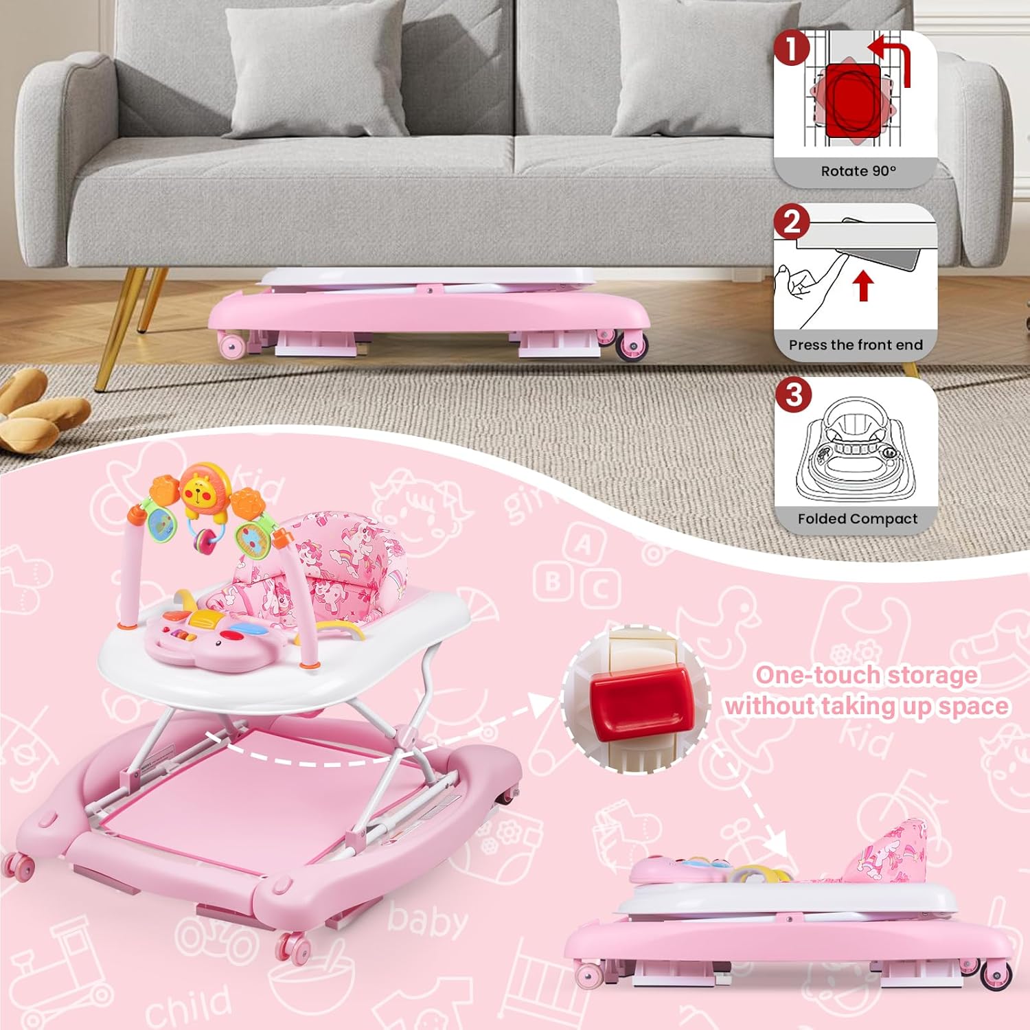 Thumbnail 6 de Baby Walker 5-in-1 Activity Walker 🚼